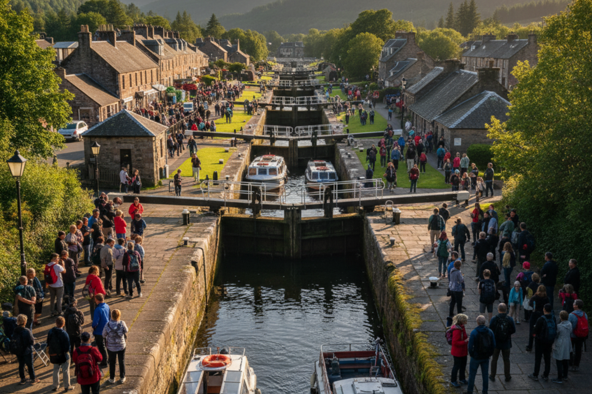 Fort Augustus – Caledonian Canal Locks