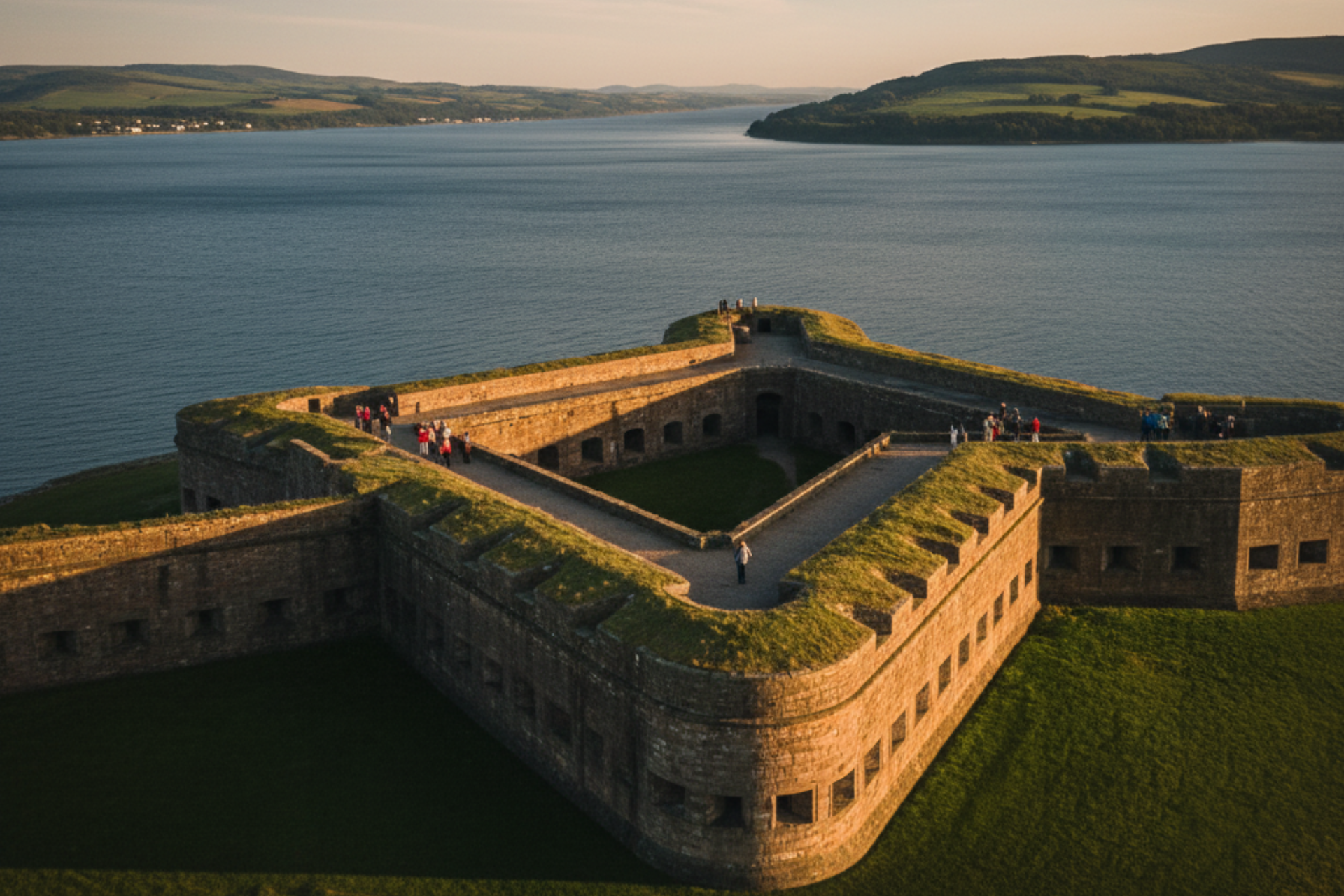 Fort George overlooking the Moray Firth