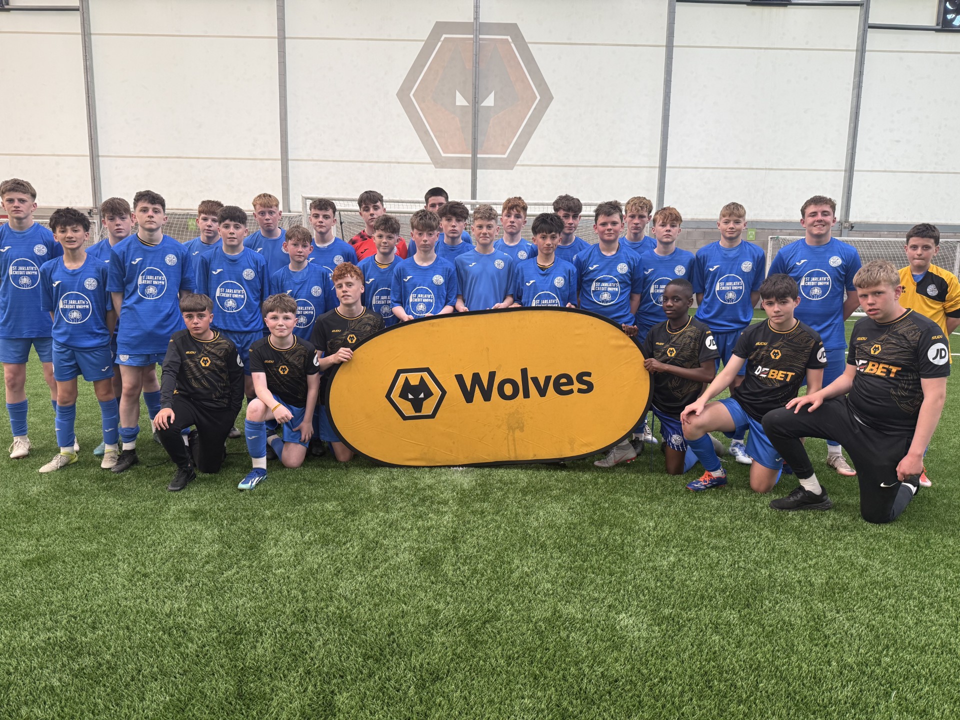 TRaining session at wolves crompton park